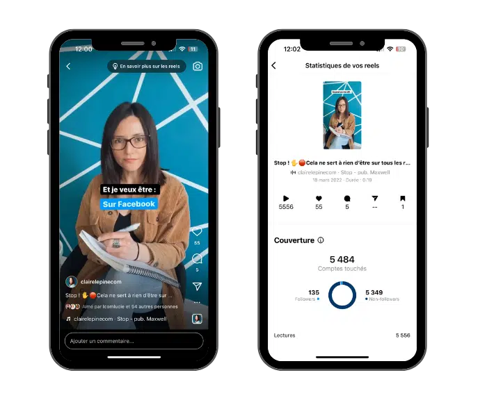 exemple reels social media manager